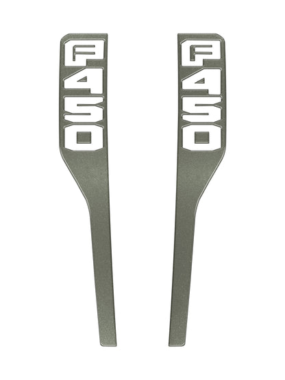 Front Fender Emblem Overlays Fits 2023-2026 Ford Super Duty by Tufskinz.com