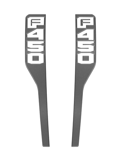 Front Fender Emblem Overlays Fits 2023-2026 Ford Super Duty by Tufskinz.com