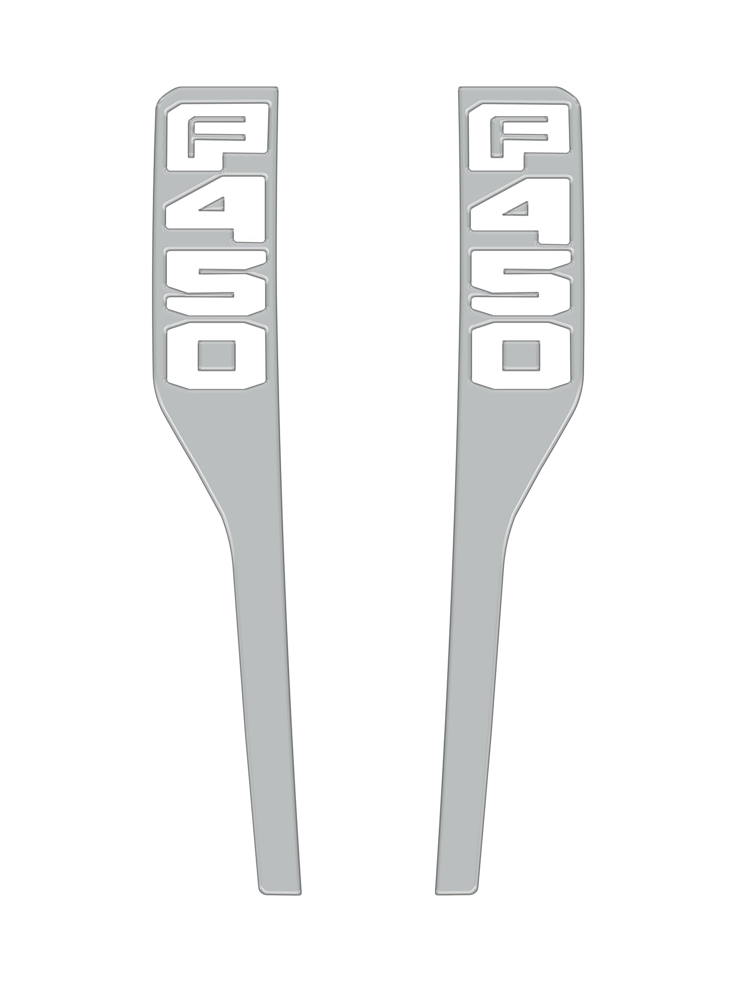 Front Fender Emblem Overlays Fits 2023-2026 Ford Super Duty by Tufskinz.com