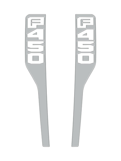 Front Fender Emblem Overlays Fits 2023-2026 Ford Super Duty by Tufskinz.com