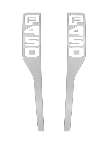 Front Fender Emblem Overlays Fits 2023-2026 Ford Super Duty by Tufskinz.com