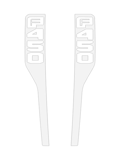 Front Fender Emblem Overlays Fits 2023-2026 Ford Super Duty by Tufskinz.com