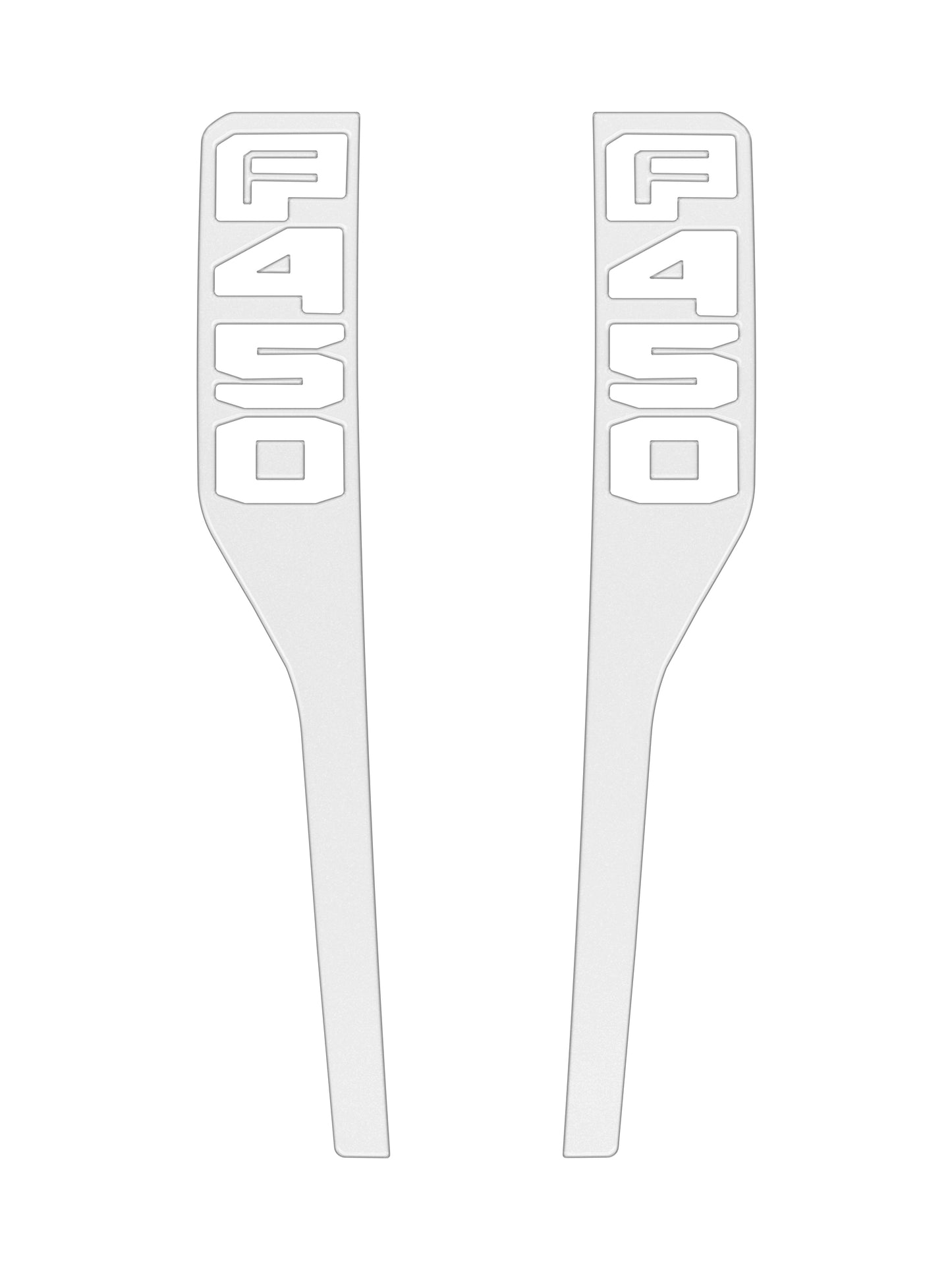 Front Fender Emblem Overlays Fits 2023-2026 Ford Super Duty by Tufskinz.com