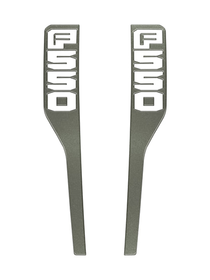 Front Fender Emblem Overlays Fits 2023-2026 Ford Super Duty by Tufskinz.com