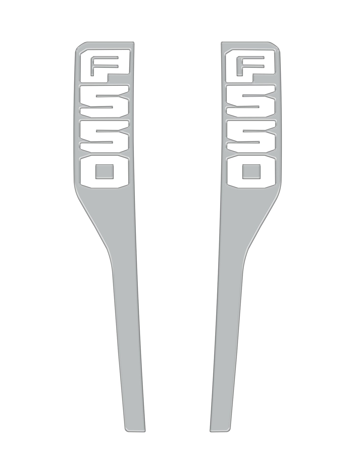 Front Fender Emblem Overlays Fits 2023-2026 Ford Super Duty by Tufskinz.com