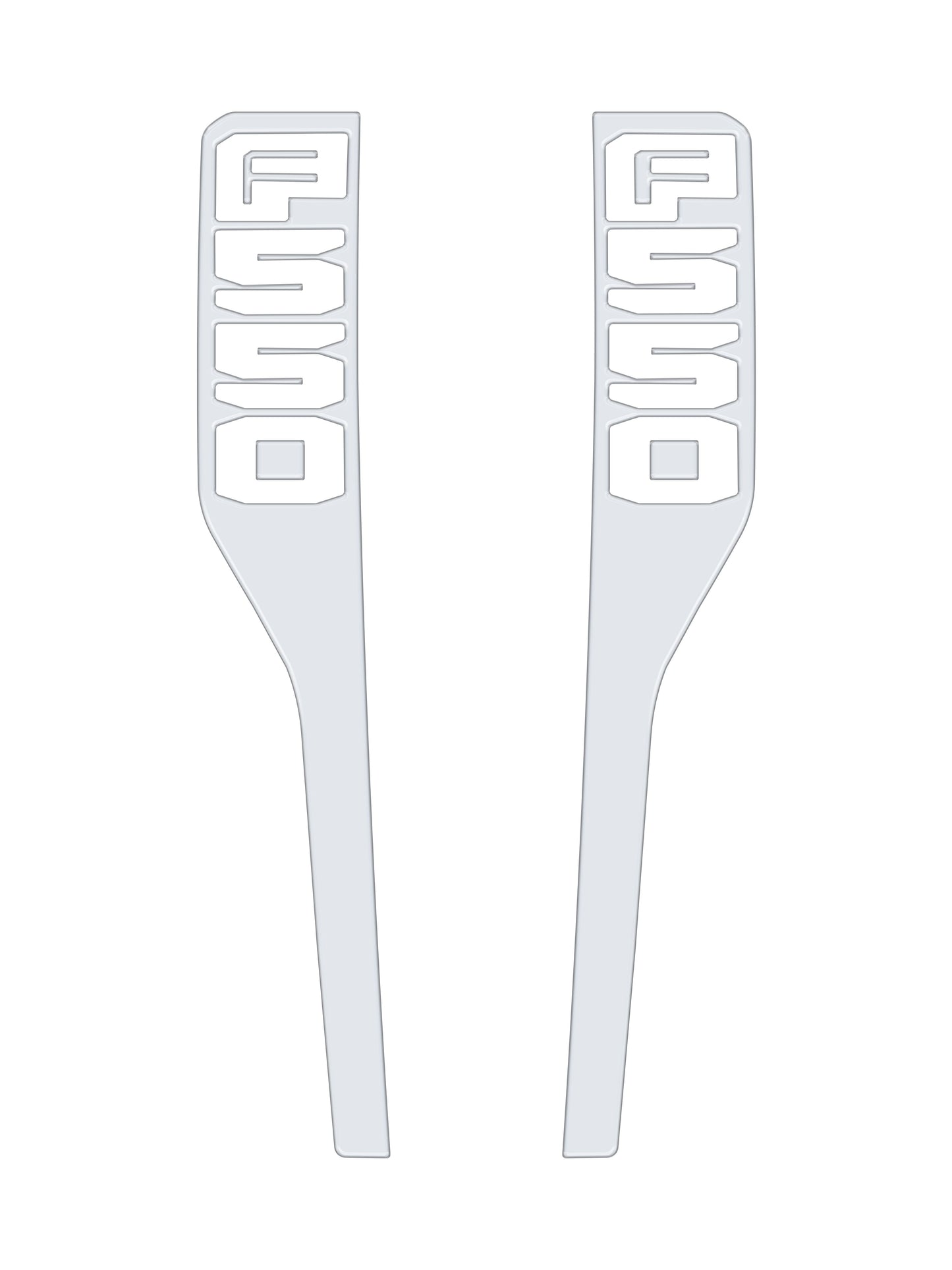 Front Fender Emblem Overlays Fits 2023-2026 Ford Super Duty by Tufskinz.com