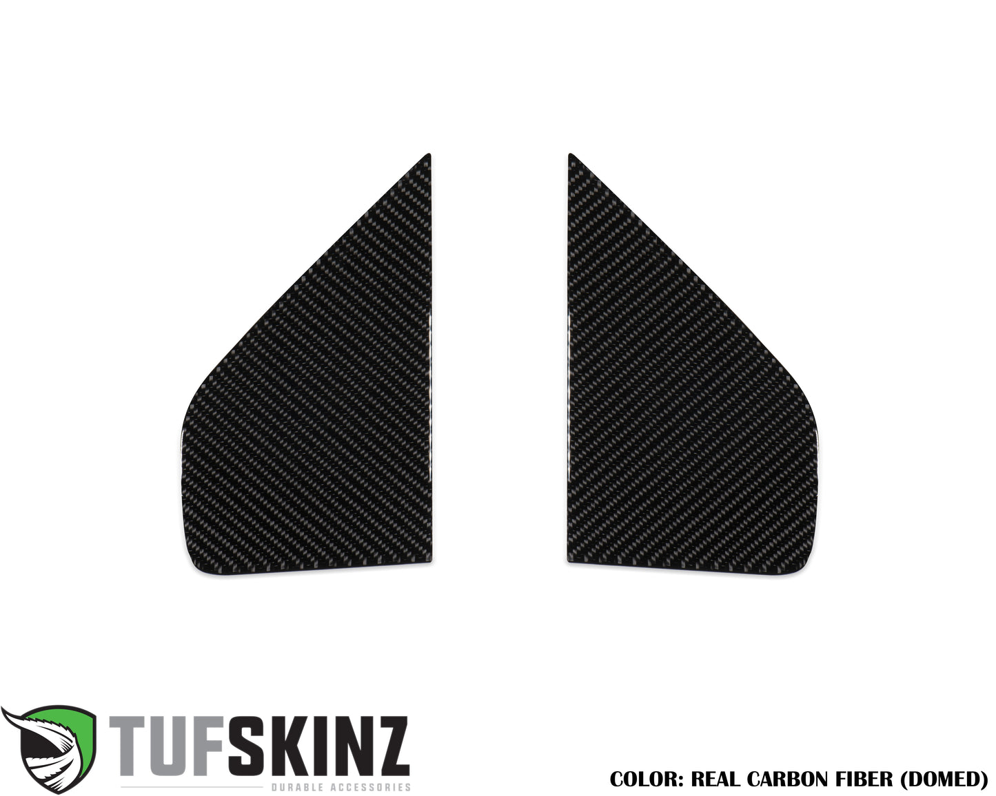 A Pillar Accent Overlays Fits 2019-2024 Chevrolet Silverado by Tufskinz.com