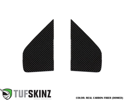 A Pillar Accent Overlays Fits 2019-2024 Chevrolet Silverado by Tufskinz.com