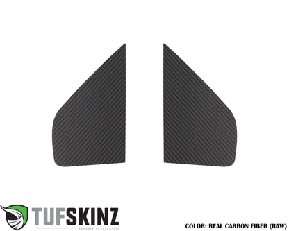 A Pillar Accent Overlays Fits 2019-2024 Chevrolet Silverado by Tufskinz.com