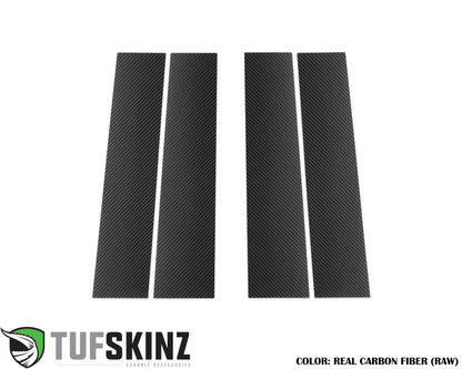 B-Pillar Accent Overlays Fits 2019-2024 Chevrolet Silverado by Tufskinz.com