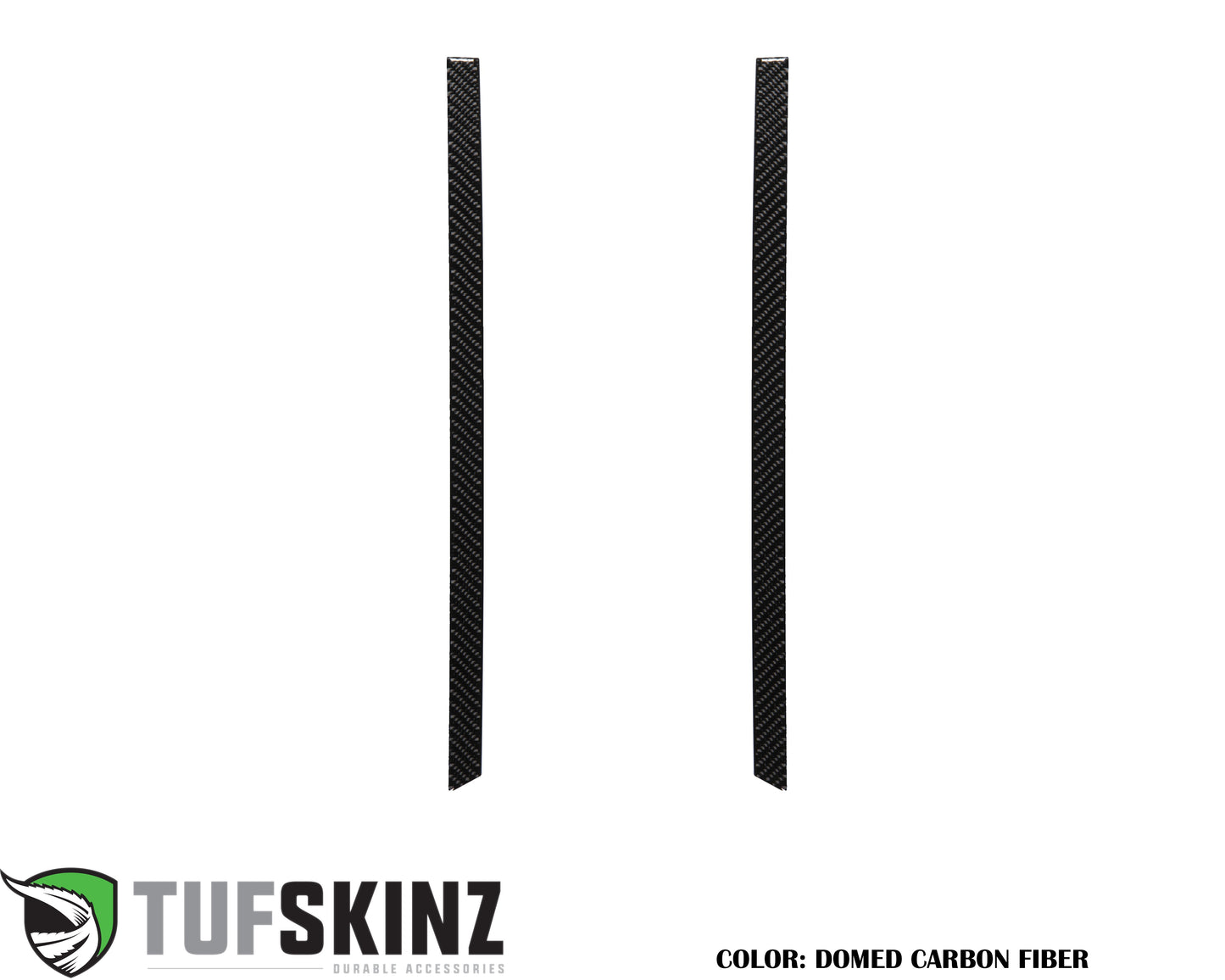 C-Pillar Accent Overlays Fits 2019-2024 Chevrolet Silverado HD by Tufskinz.com