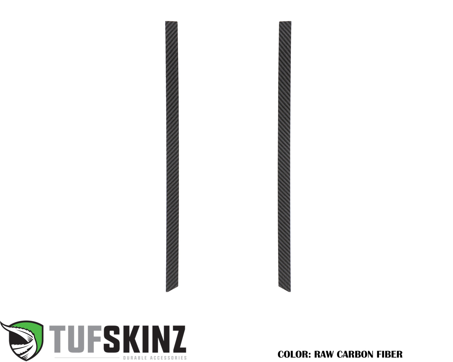 C-Pillar Accent Overlays Fits 2019-2024 Chevrolet Silverado HD by Tufskinz.com
