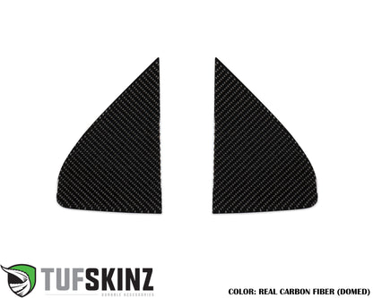 A Pillar Accent Overlays Fits 2019-2024 Chevrolet Silverado by Tufskinz.com