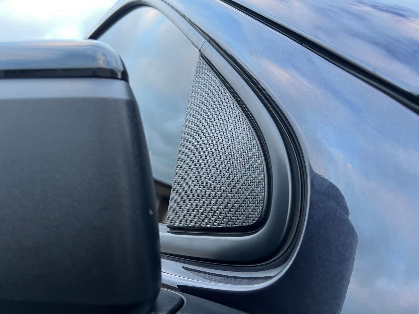 A Pillar Accent Overlays Fits 2019-2024 Chevrolet Silverado by Tufskinz.com