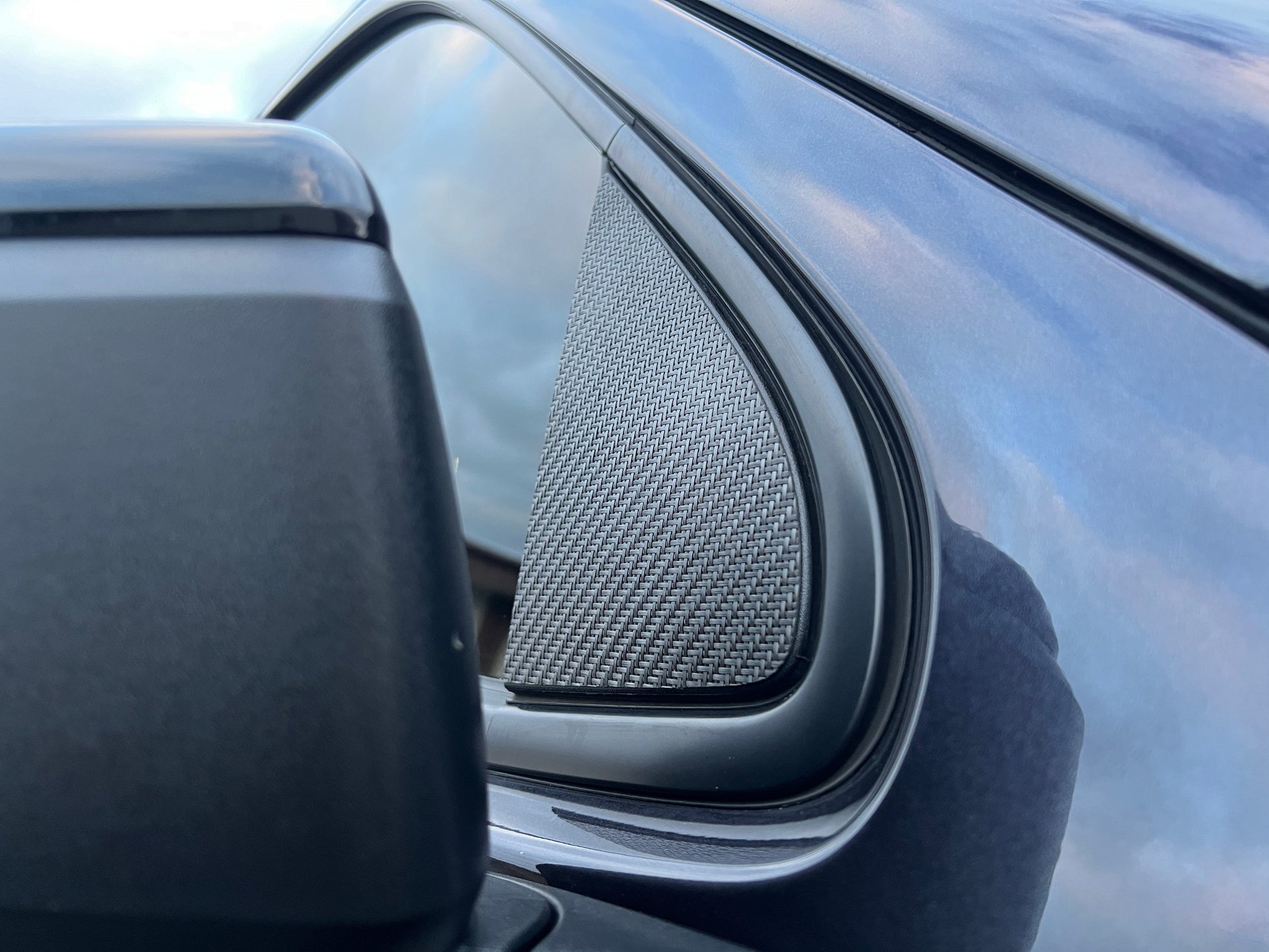 A Pillar Accent Overlays Fits 2019-2024 Chevrolet Silverado by Tufskinz.com