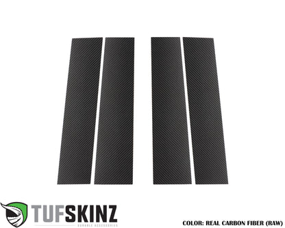 B-Pillar Accent Overlays Fits 2019-2024 Chevrolet Silverado by Tufskinz.com