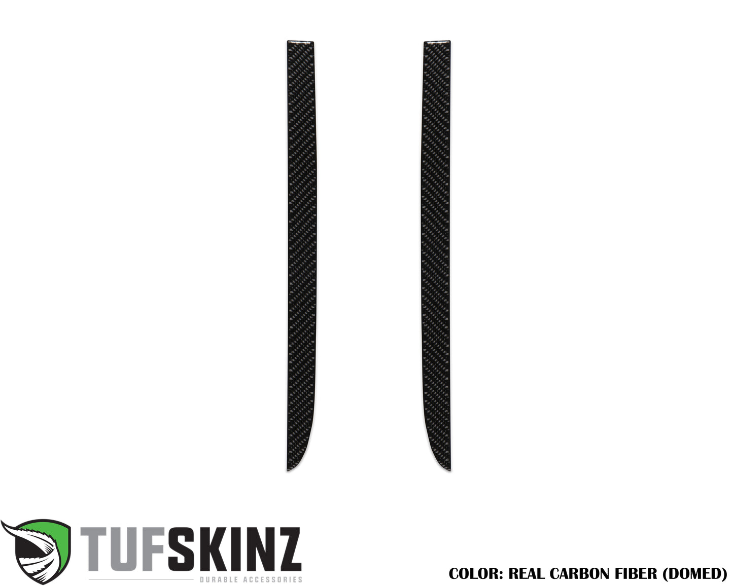 C-Pillar Accent Overlays Fits 2019-2024 Chevrolet Silverado HD by Tufskinz.com