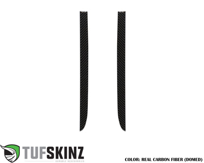 C-Pillar Accent Overlays Fits 2019-2024 Chevrolet Silverado HD by Tufskinz.com
