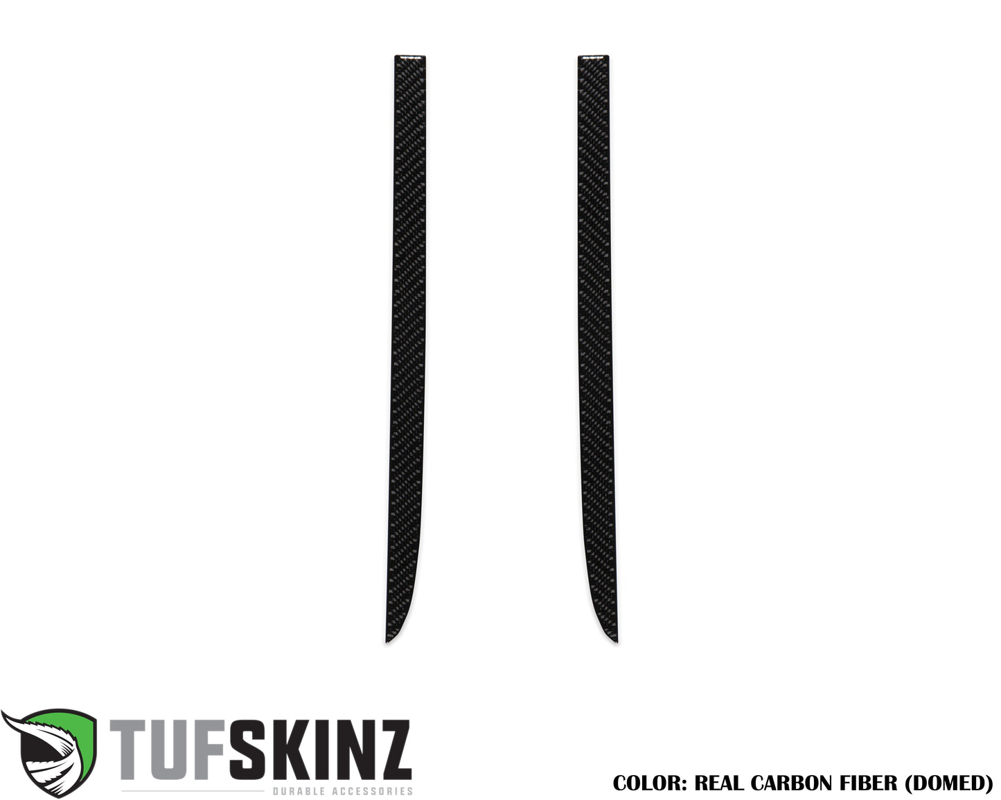 C-Pillar Accent Overlays Fits 2019-2024 Chevrolet Silverado HD by Tufskinz.com