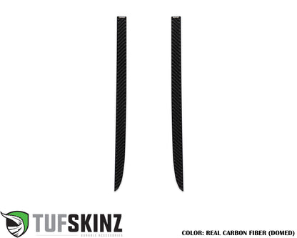 C-Pillar Accent Overlays Fits 2019-2024 Chevrolet Silverado HD by Tufskinz.com