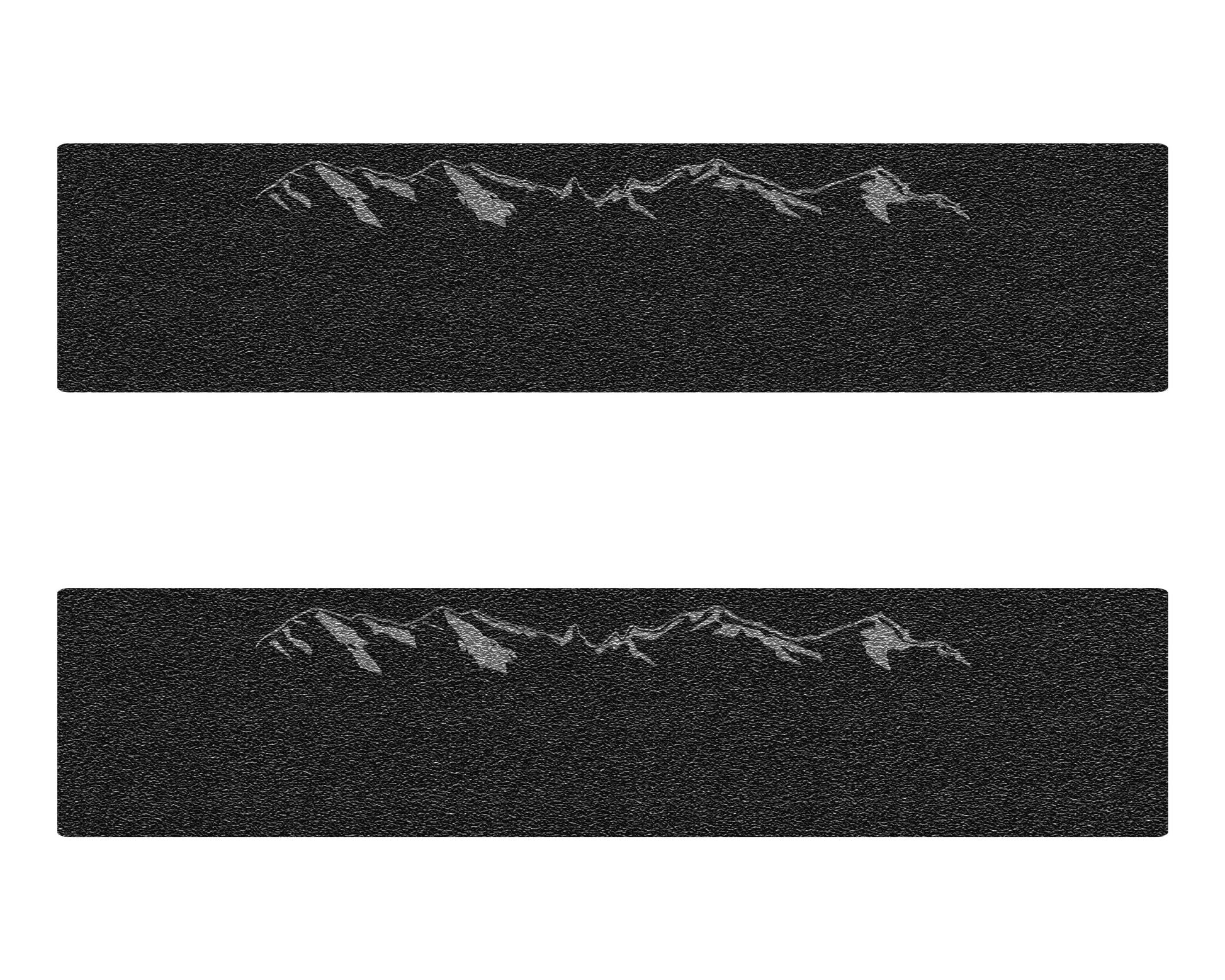 Door Sill Protection Overlays Fits 2014-2026 Chevrolet Silverado + Silverado HD by Tufskinz.com