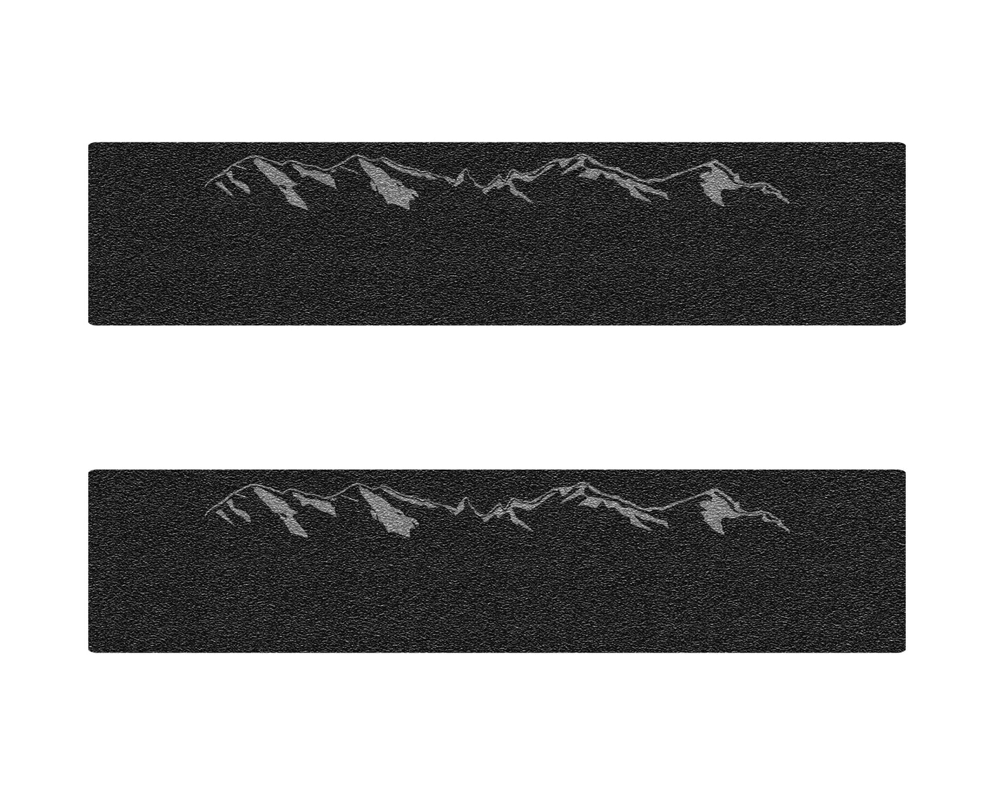 Door Sill Protection Overlays Fits 2014-2026 Chevrolet Silverado + Silverado HD by Tufskinz.com