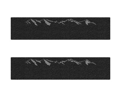 Door Sill Protection Overlays Fits 2014-2026 Chevrolet Silverado + Silverado HD by Tufskinz.com