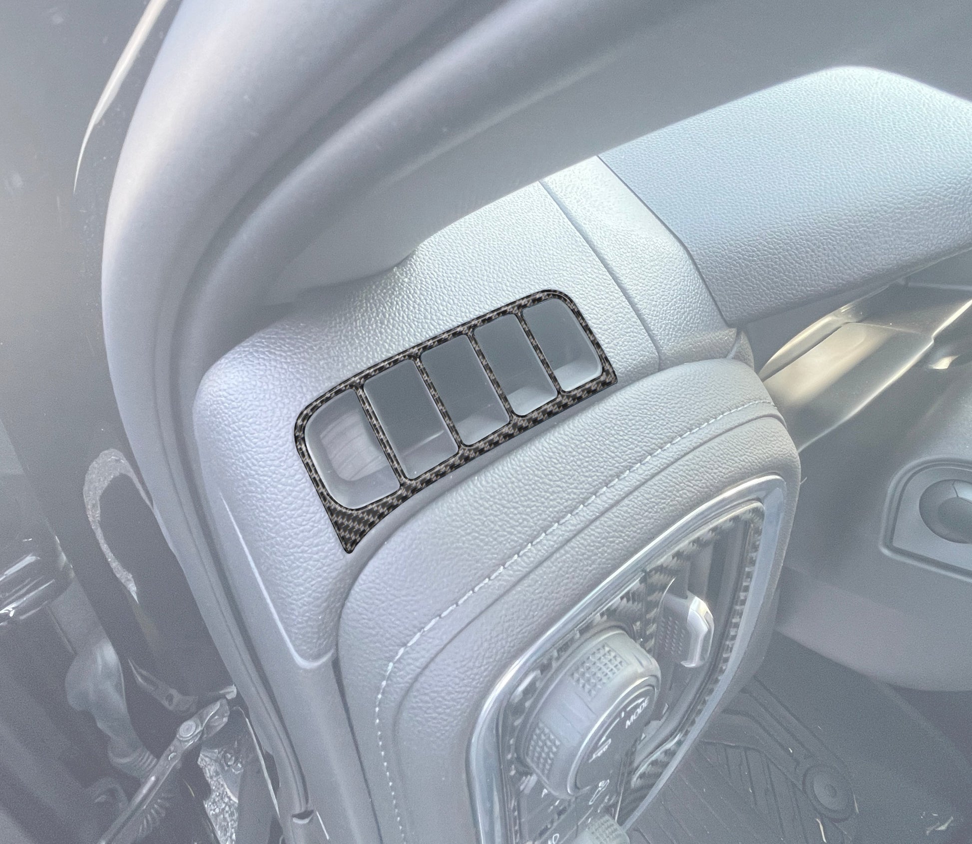 Upper A/C Vent Accent Overlays Fits 2019-2021 Chevrolet Silverado by Tufskinz.com