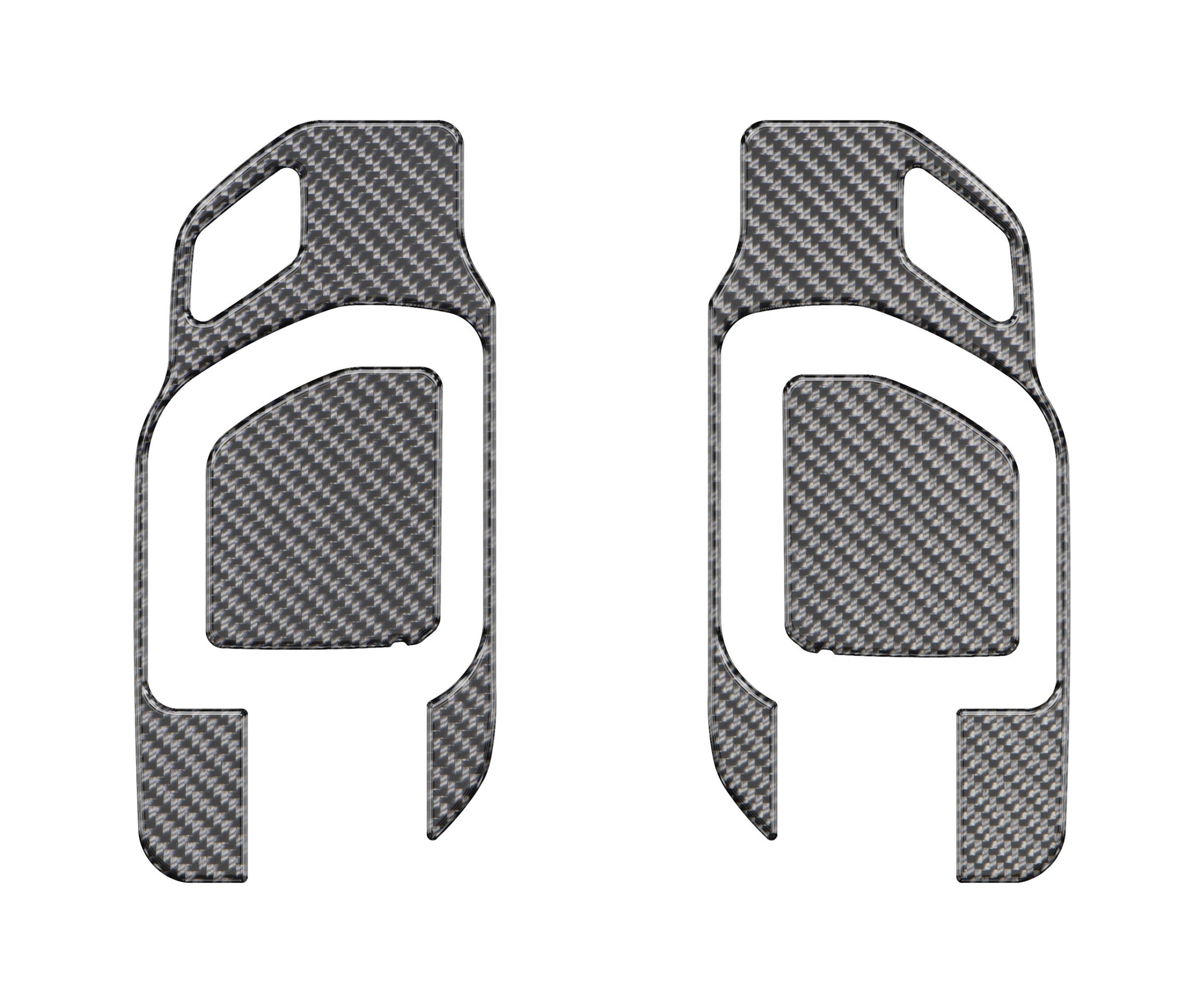 Door Handle Surround Accent Overlays Fits 2019-2021 Chevrolet Silverado by Tufskinz.com