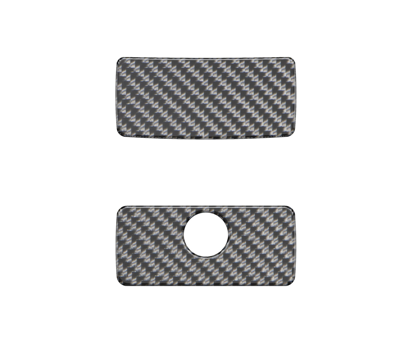 Glove Box Accent Overlays Fits 2019-2021 Chevrolet Silverado by Tufskinz.com