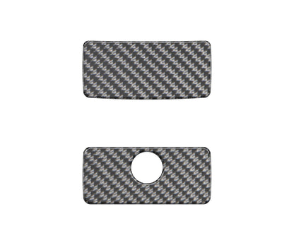 Glove Box Accent Overlays Fits 2019-2021 Chevrolet Silverado by Tufskinz.com