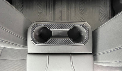 Rear Cupholder Accent Overlay Fits 2019-2021 Chevrolet Silverado by Tufskinz.com