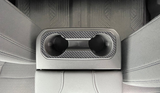 Rear Cupholder Accent Overlay Fits 2019-2021 Chevrolet Silverado by Tufskinz.com