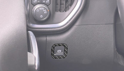 Parking Brake Accent Overlay Fits 2019-2021 Chevrolet Silverado by Tufskinz.com