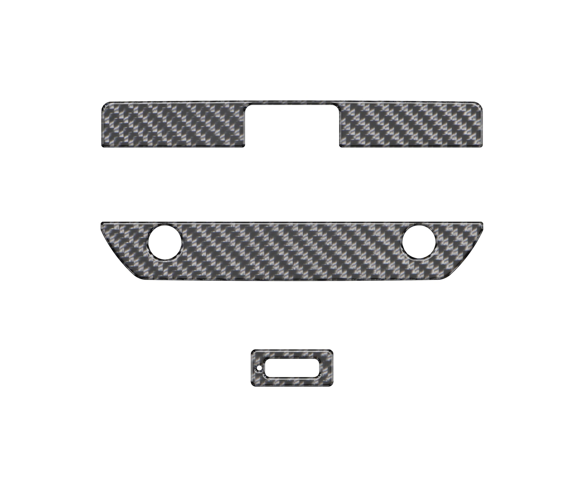 Tailgate Handle Overlays Fits 2019-2024 Chevrolet Silverado by Tufskinz.com