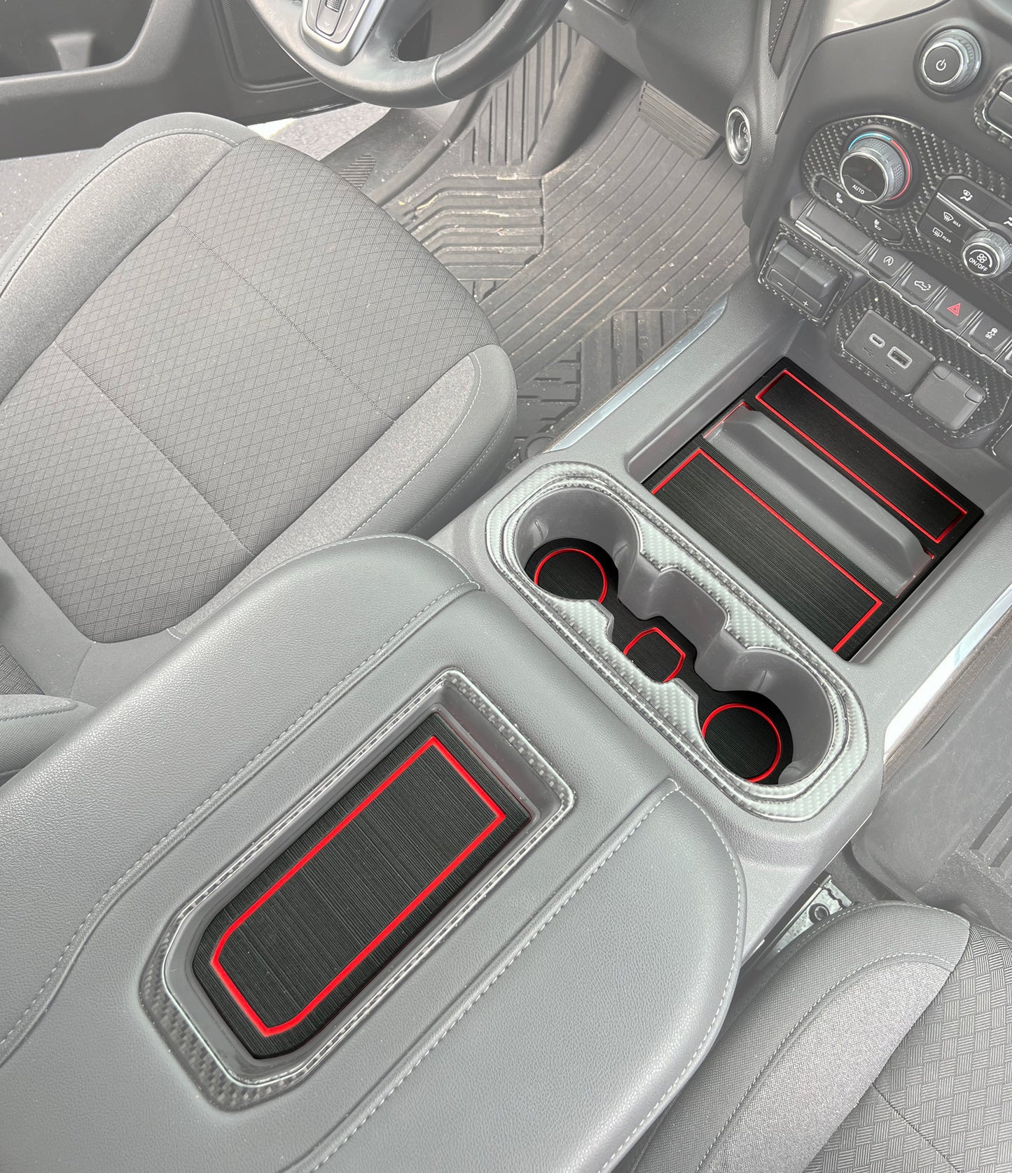 Center Console Foam Inserts Fits 2019-2021 Chevrolet Silverado by Tufskinz.com