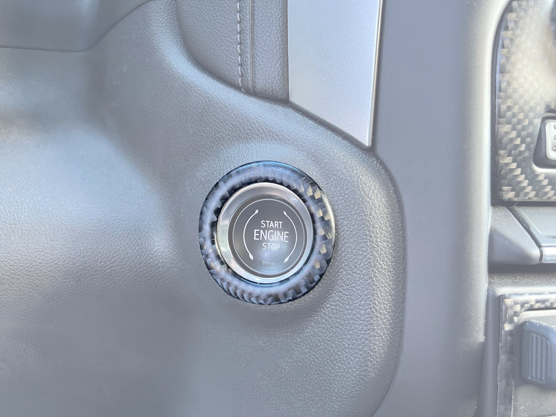 Key Ignition Ring Accent Trim Fits 2019-2023 Chevrolet Silverado by Tufskinz.com
