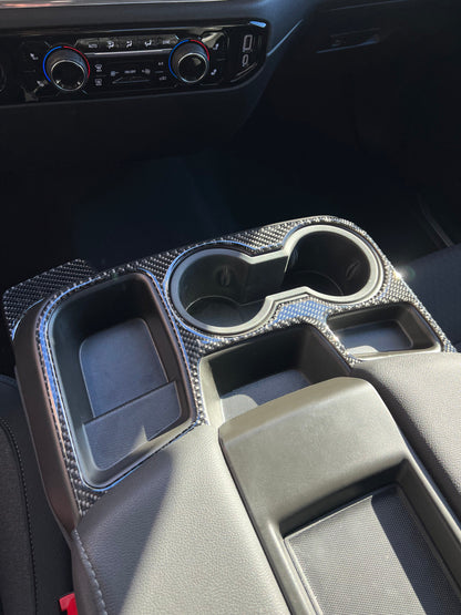 Center Console Lower Accent Trim Fits 2022-2026 Chevrolet Silverado by Tufskinz.com