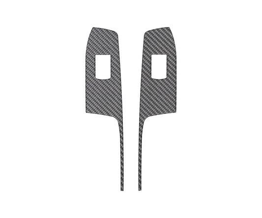 Door Switches Accent Trim Fits 2022-2026 Chevrolet Silverado by Tufskinz.com