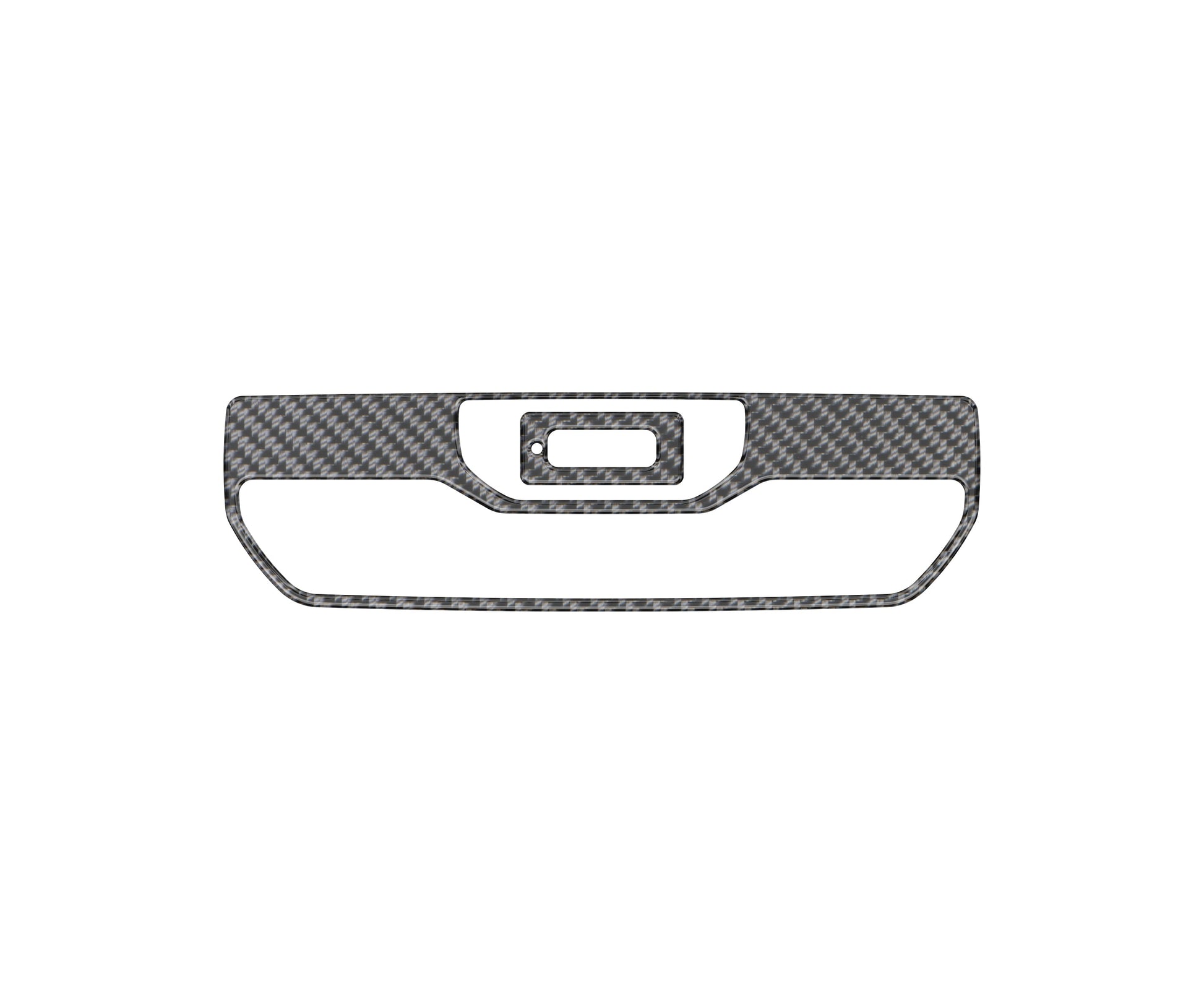 Tailgate Latch Accent Trim Fits 2022-2026 Chevrolet Silverado by Tufskinz.com