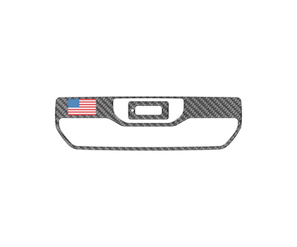 Tailgate Latch Accent Trim Fits 2022-2026 Chevrolet Silverado by Tufskinz.com