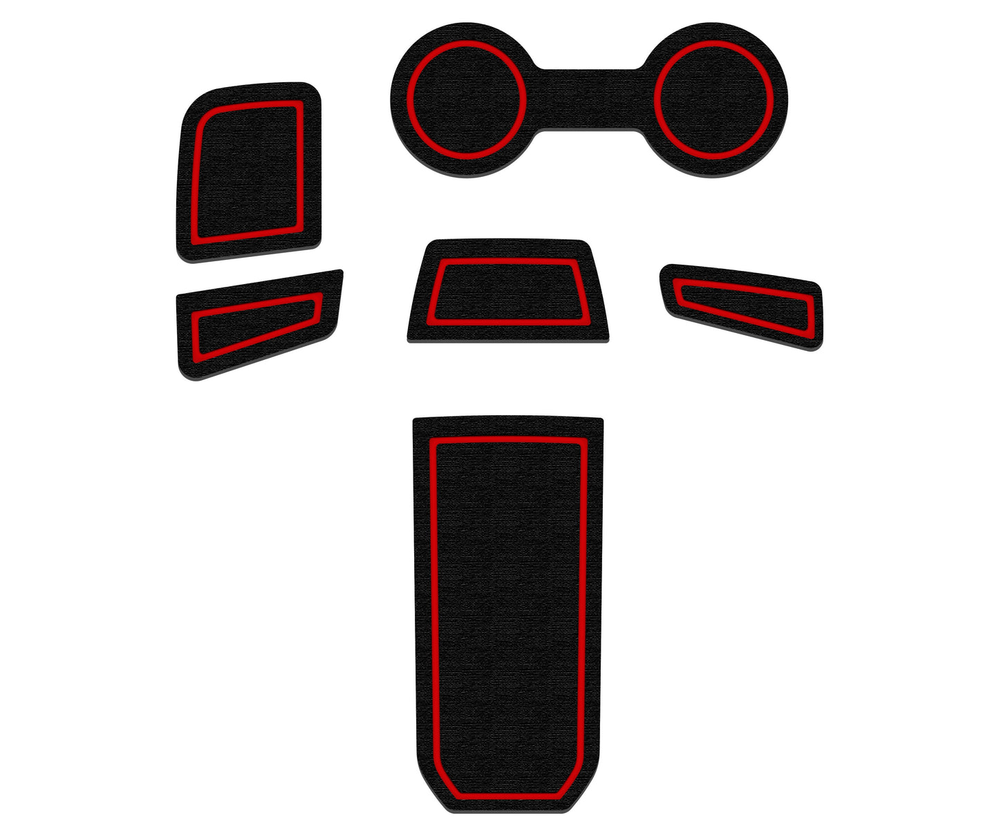 Center Console Foam Inserts Fits 2022-2026 Chevrolet Silverado by Tufskinz.com