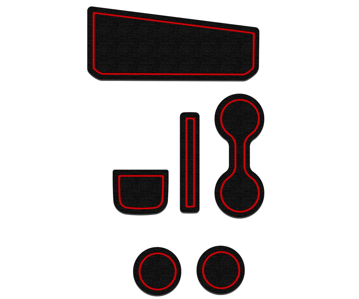Center Console Foam Inserts Fits 2022-2026 Chevrolet Silverado by Tufskinz.com