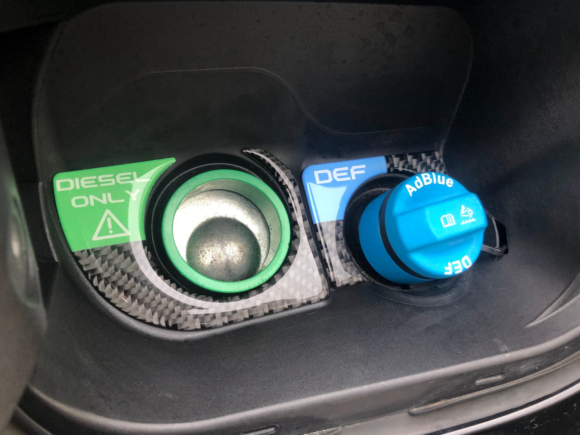 Fuel Fill Spout Ring Accent Overlays Fits 2019-2024 Chevrolet Silverado by Tufskinz.com