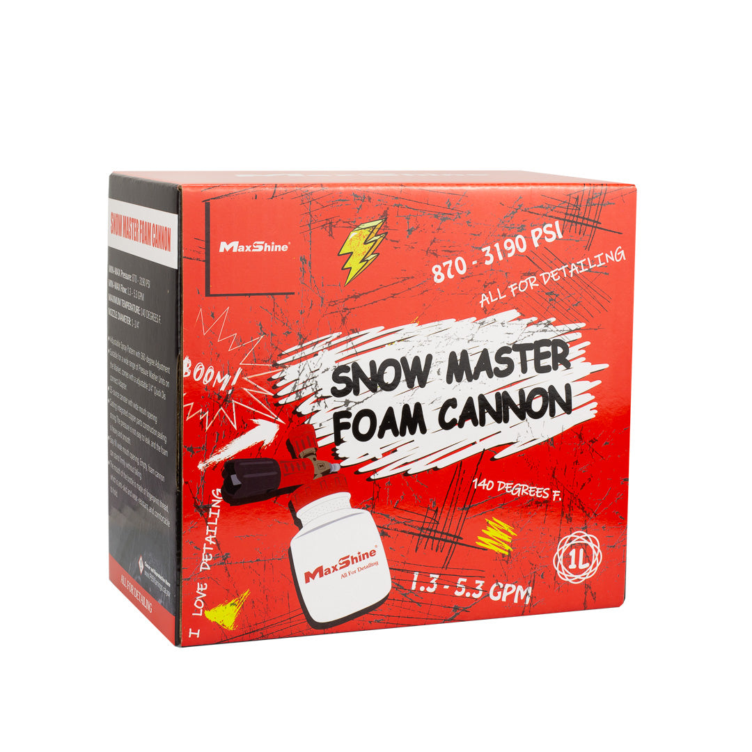 Snow Master Car Wash Foam Cannon by MaxshineUSA