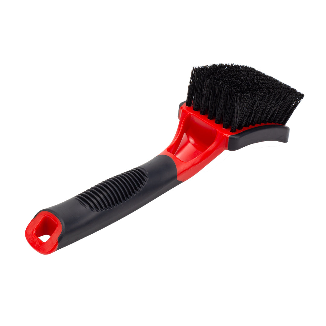 Soft Grip Heavy Duty Tire Brush with Short Handle by MaxshineUSA