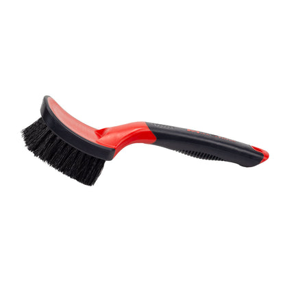 Soft Grip Heavy Duty Tire Brush with Short Handle by MaxshineUSA