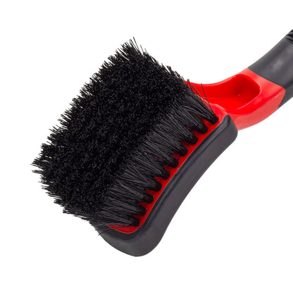 Soft Grip Heavy Duty Tire Brush with Short Handle by MaxshineUSA