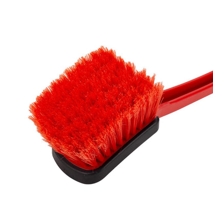 Soft Grip Medium Duty Wheel Cleaning Brush with Long Handle by MaxshineUSA