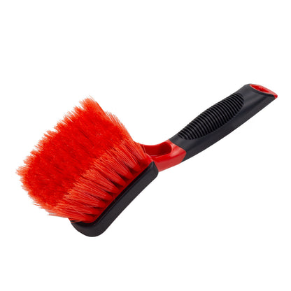 Soft Grip Light Duty Rim Cleaning Brush with Medium Handle by MaxshineUSA